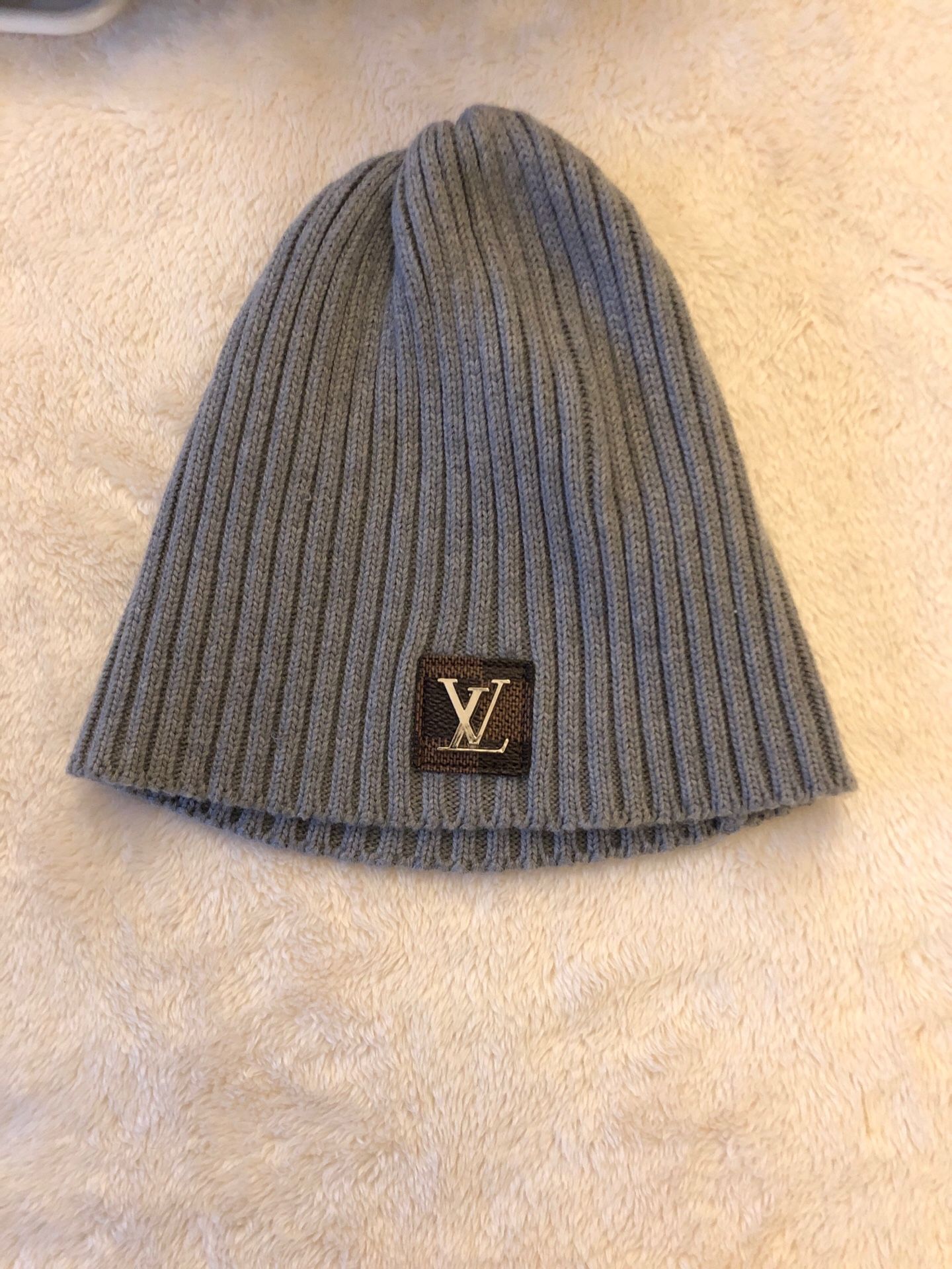 Louis Vuitton Grey Beanie