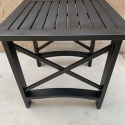 Metal Side Table 18x18x18 . For Inside Or Outside . 