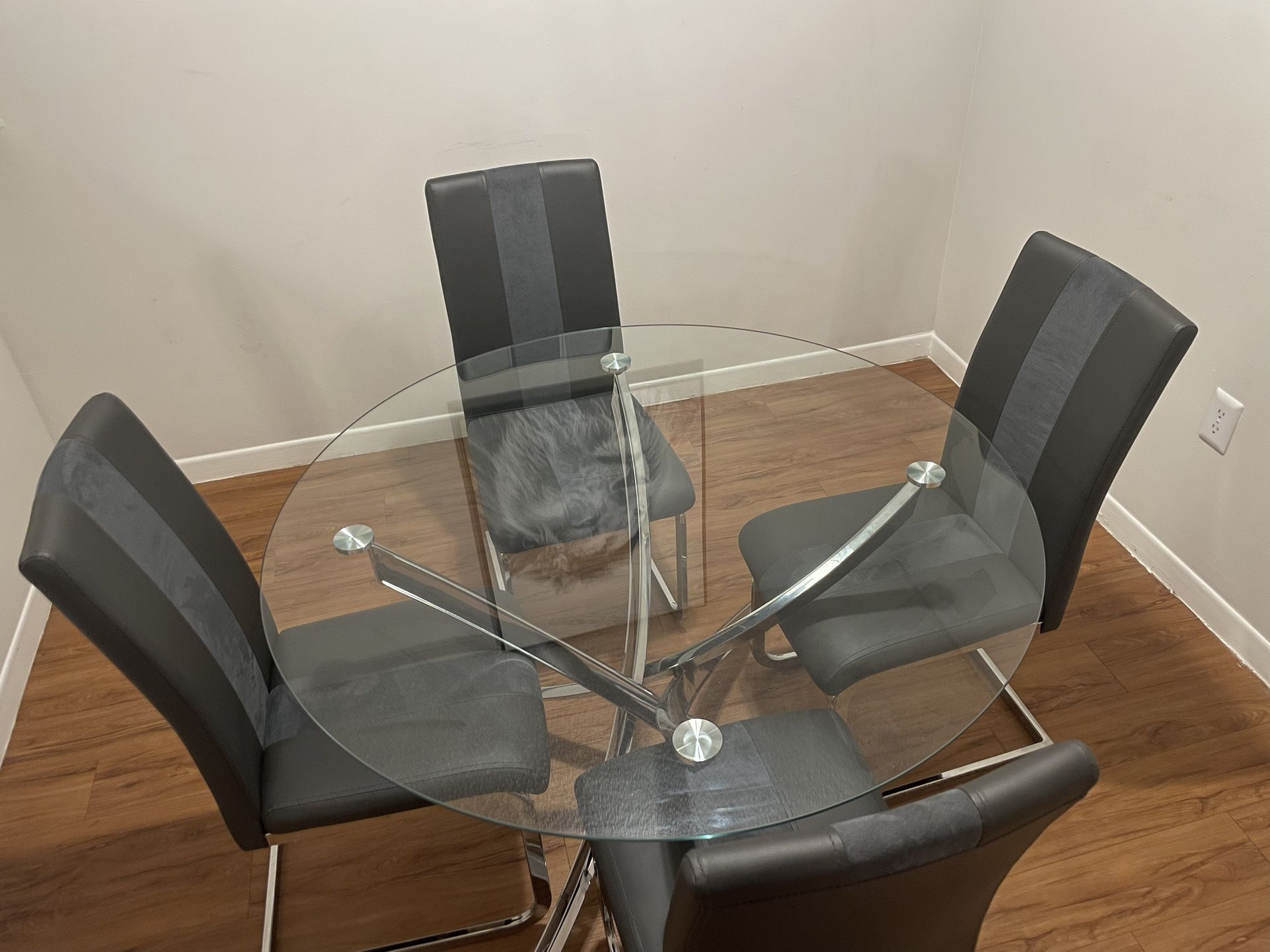 Glass Dining Table 4 People