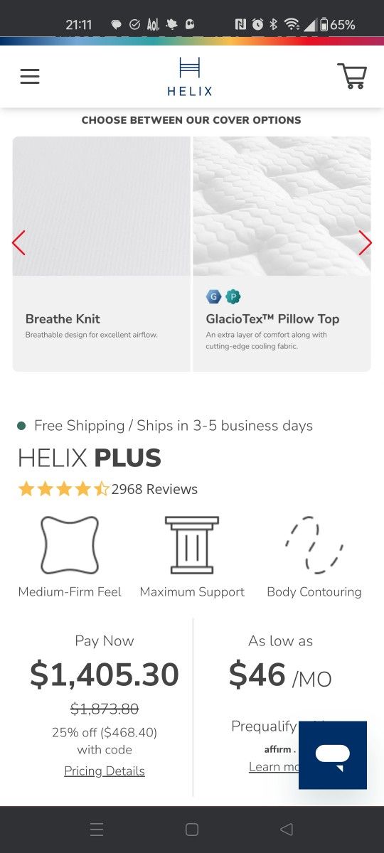 King Helix Plus with Glaciotex Cooling