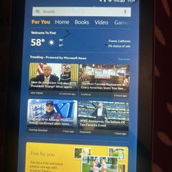 Red Amazon Fire 7 Tablet