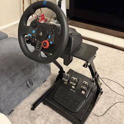 Logitech g29 steering wheel and stand