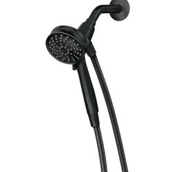 Attract Matte Black With Magnetix Handheld Shower