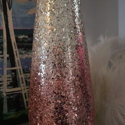 Sparkle Vase Gold An Pink 