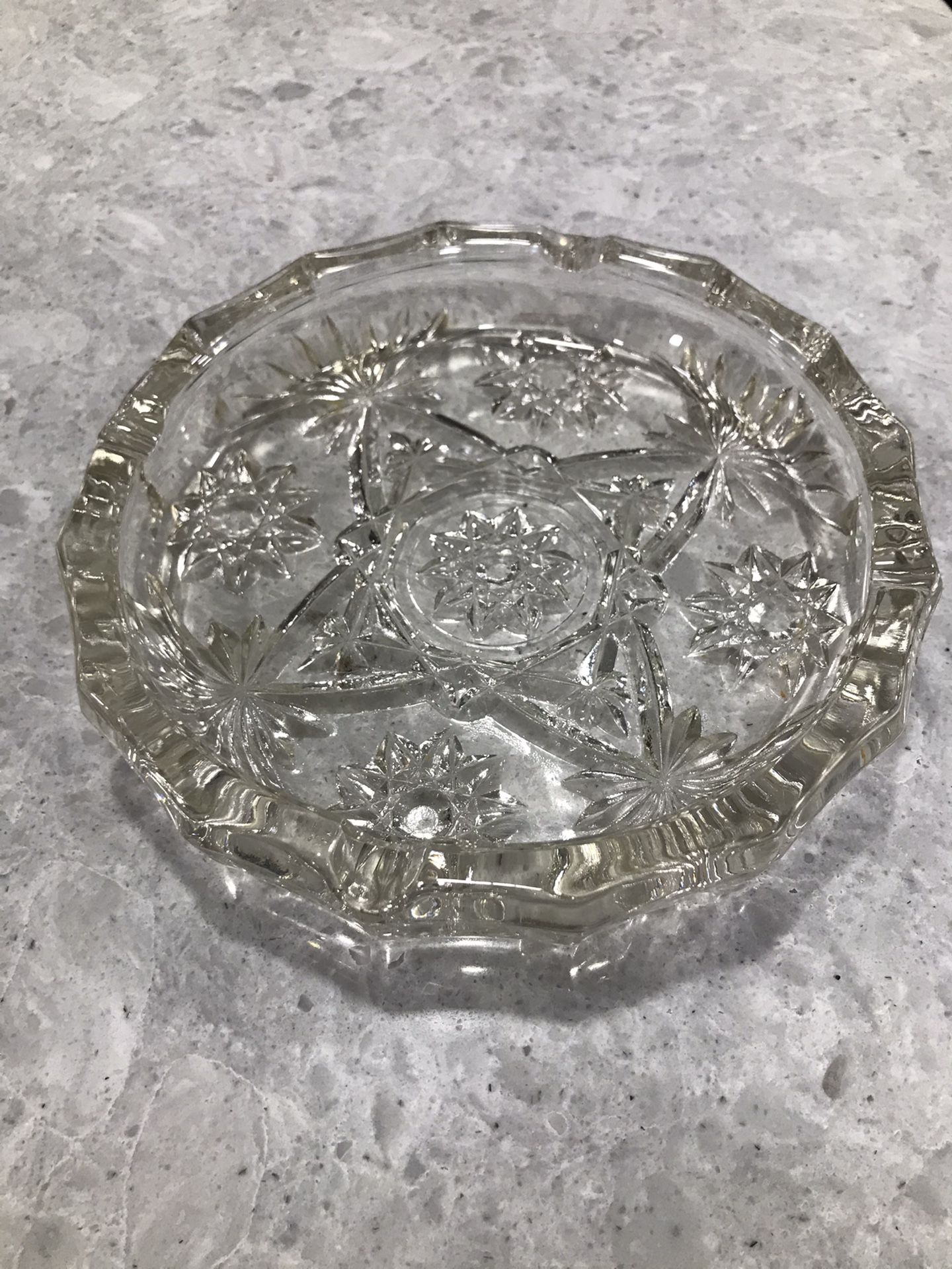Vintage Glass Ashtray