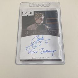 Rittenhouse GAME of THRONES autograph card JOFFREY Jack Gleason COA