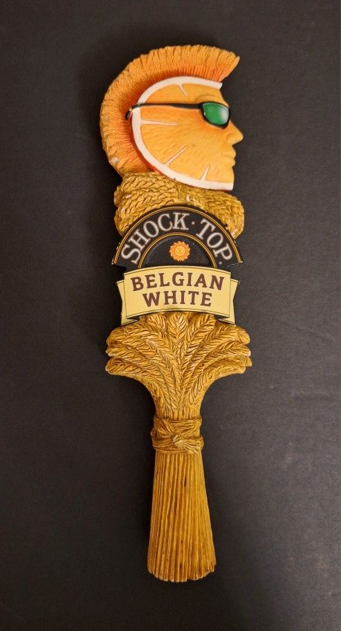 SHOCK TOP BELGIAN WHITE 12" BEER TAP HANDLE