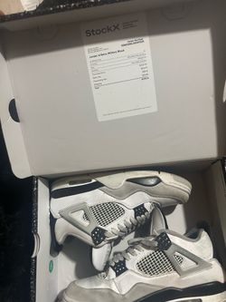 Military black Jordan 4s