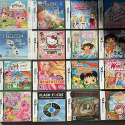 Nintendo DS Case and Manual Lot of 16. No Games. 