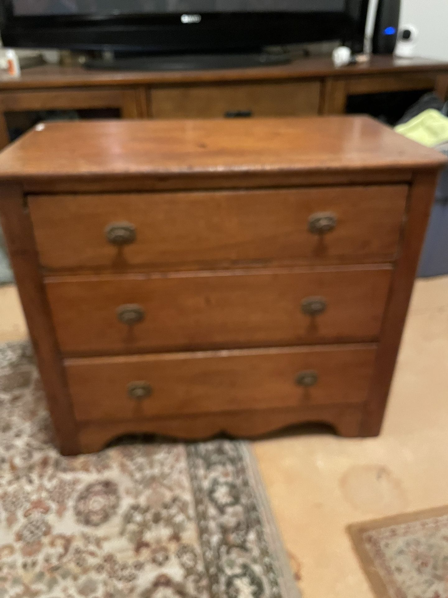 3 Drawer Nite Stand Really Old