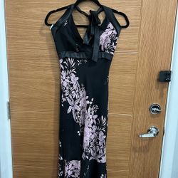 Black Backless Dress XXS