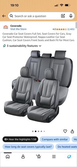 New Full Set Car Seat Covers For Trucks/suvs/sedans(universal)