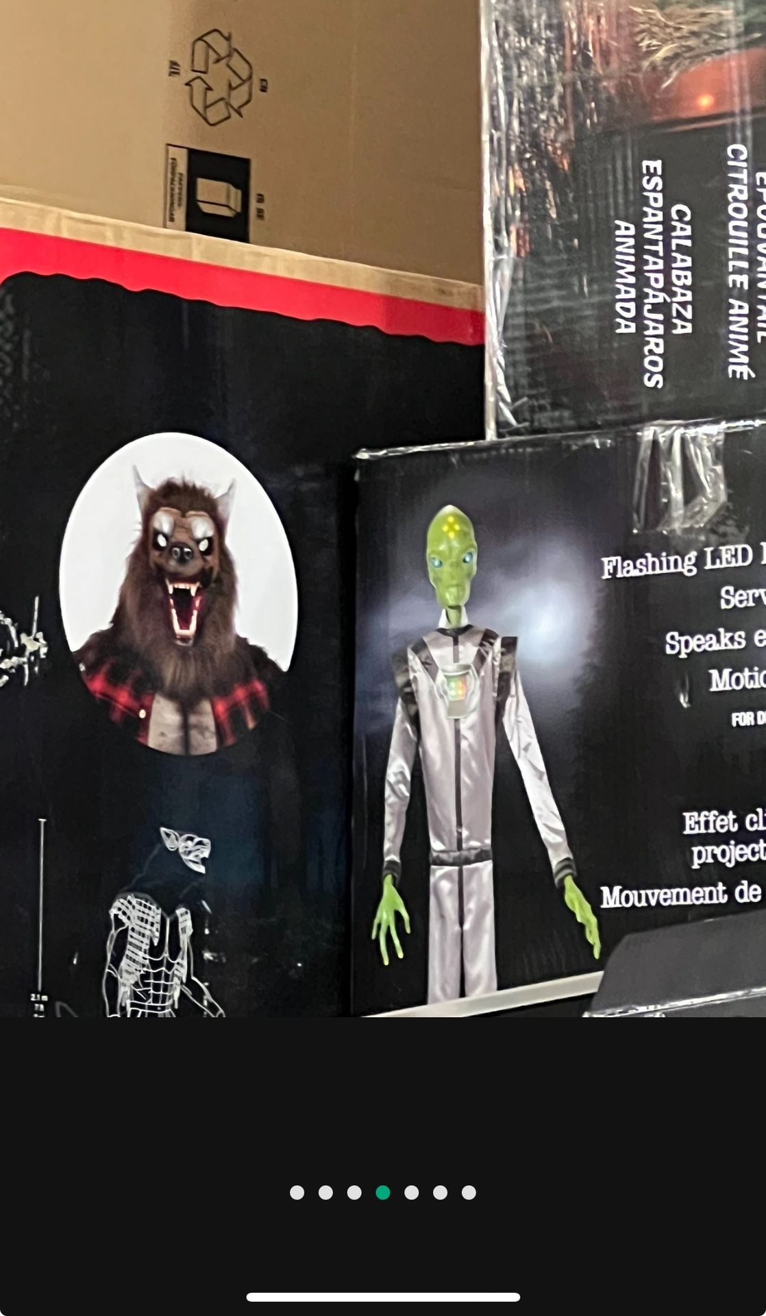 Halloween 10ft Animated Alien with Lights and Sounds