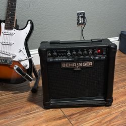 Behringer 15-Watt Guitar Amplifier + Included iRig 2