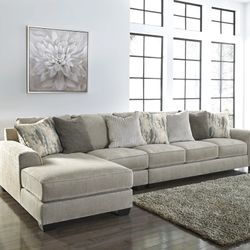 Ardsley Pewter LAF Sofa Chaise /Sectional /couch /Living room set