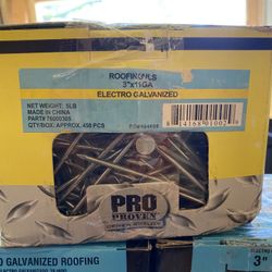 Siding/Roofing Nails- Electro Galvanized 