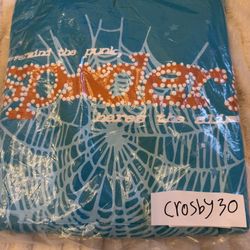 Brand New Rare Teal Spider Hoodie