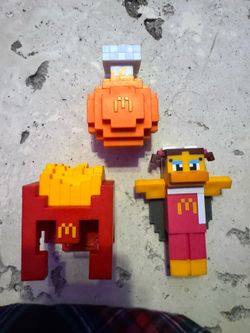 Minecraft McDonalds toys