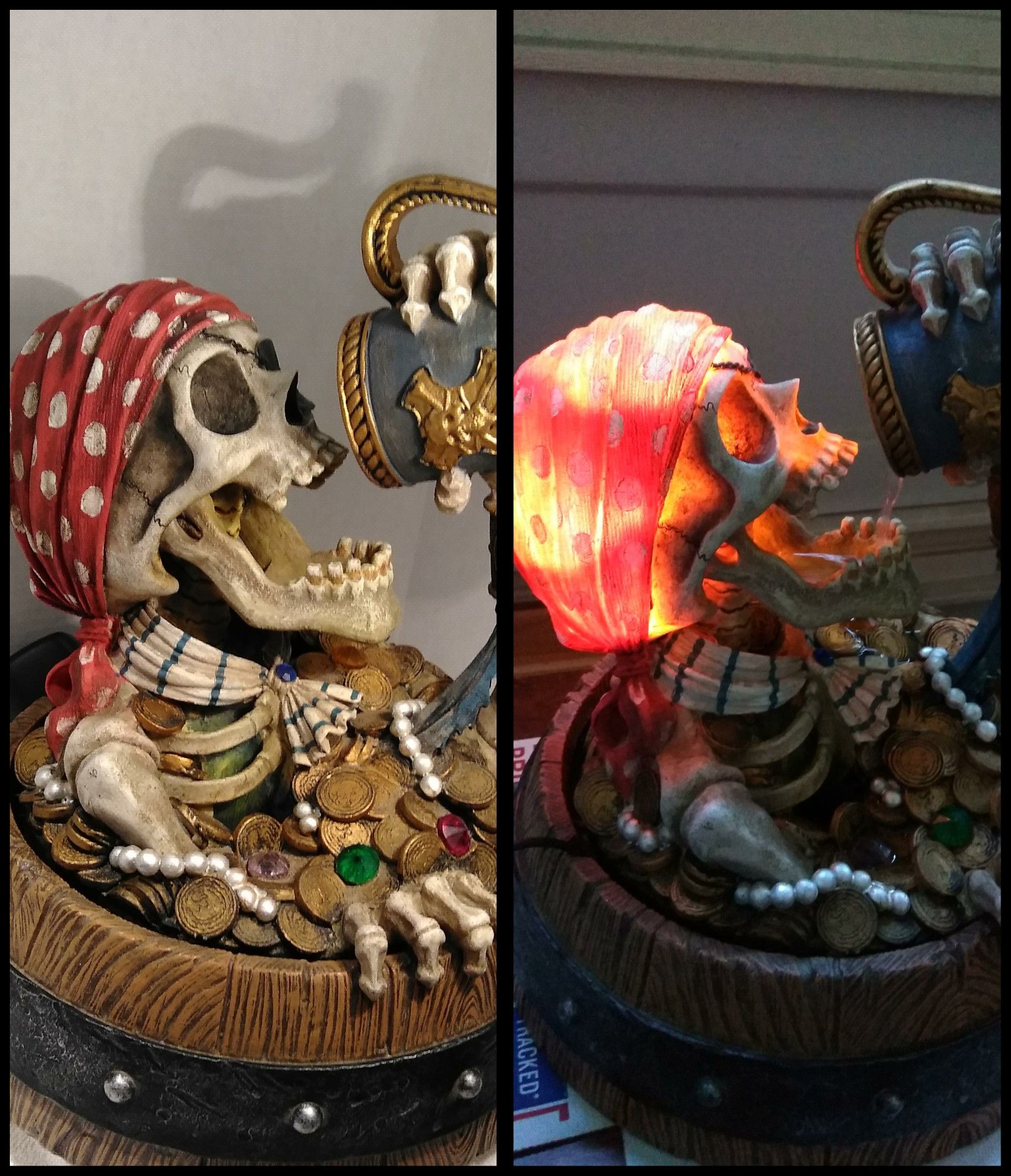 Dead Man's Curse LightUp Pirate Fountain for Sale in Simi Valley, CA