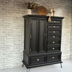 Drexel  Dresser - Armoire - Highboy - Wardrobe - Tall Chest - Gentleman's Closet