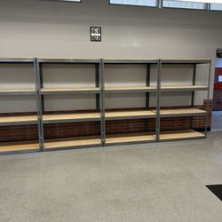 Shelving 48 in W x 24 in D Industrial Boltless Warehouse Storage Racks Stronger Than Homedepot Lowes And Costco Delivery Available