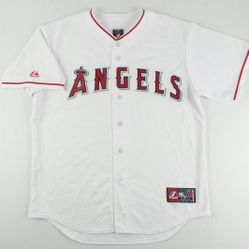 Vintage Majestic MLB Anaheim Angels Baseball Jersey Size Men's Large L
