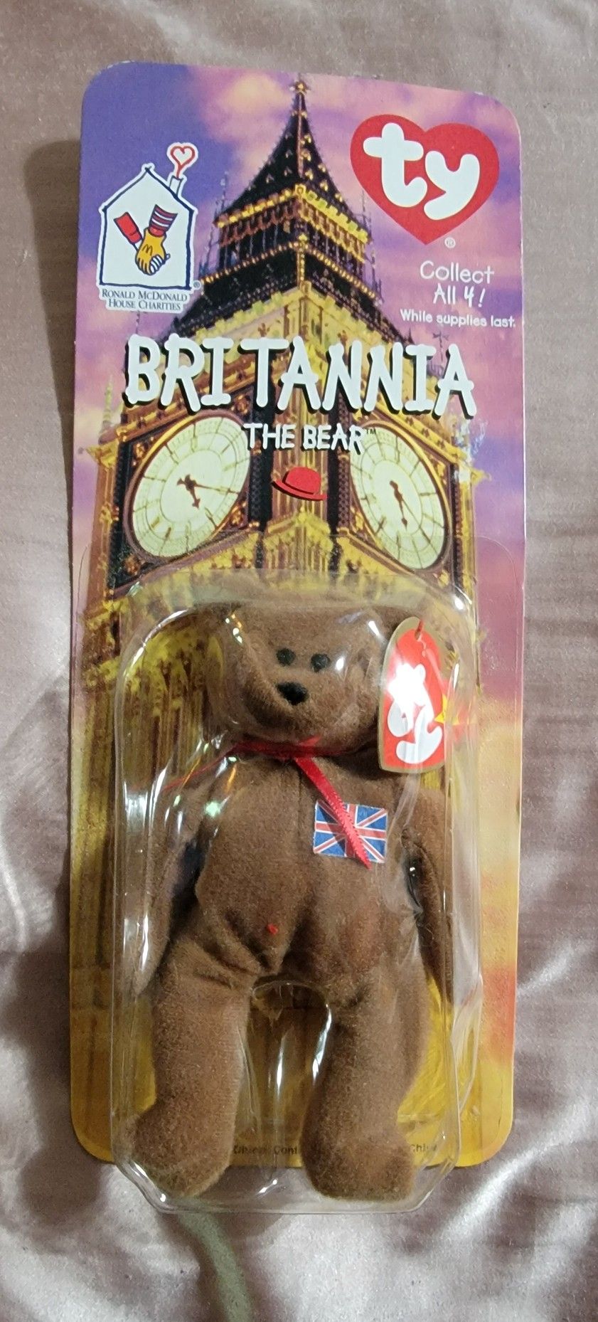 Retired Beanie Baby Britannia With Errors