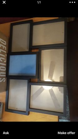 5x7 picture frames holds 6 pictures.