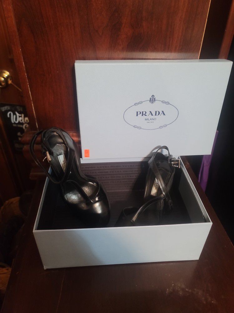 Exclusive Prada Wedge Heels 4 Inch