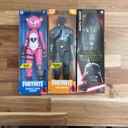 Fortnite and darth vader toys