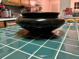 Black Ceramic Vase