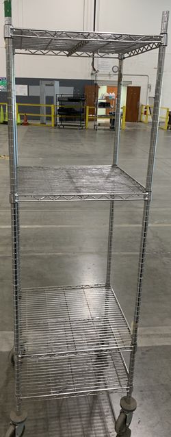 Aluminum Cart With Wheels 23x23x72