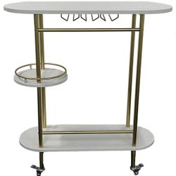 Rolling Bar Cart