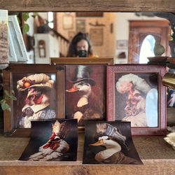 Chickens And Ducks Gallery Wall Artwork 