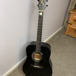 Jasmine Acoustic Guitar Matte Black