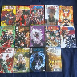 My Hero Academia Manga Lot (13 Volumes) + Attack on Titan Vol. 34