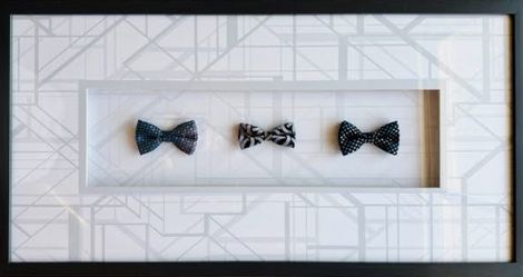 Fontainebleau Las Vegas Limited 3-Bow-Tie Shadow Box #036