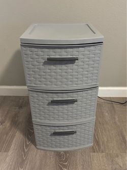 Sterlite 3 drawer storage unit