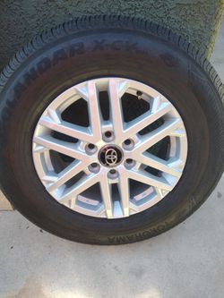 Set llantas y rines 265-70 R18