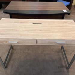 💥NEW💥Wood Desk w/ Metal Legs & Drawers🔥BIG SALE🔥Everything is 50%OFF🔥