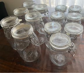 Glass jars