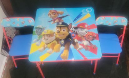 Paw patrol activity table