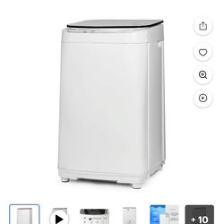 Pet Forge Spin Fresh Portable Pet Washing Machine, Fully Automatic 8 lb Capacity Top Load Washer