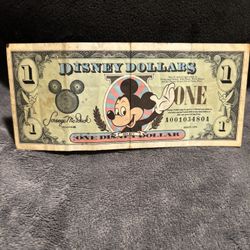 Original 1999 $1 Disney Mickey Mouse Collector's Edition