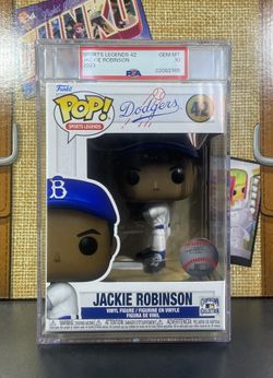 FUNKO POP JACKIE ROBINSON PSA GRADED 10 DODGERS