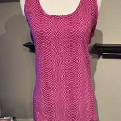 Magenta Under Armour tank