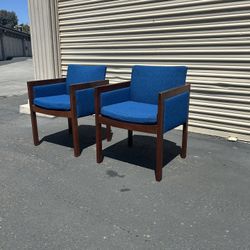 Pair Mid Century Modern Arm Chairs