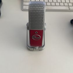 Blue raspberry microphone