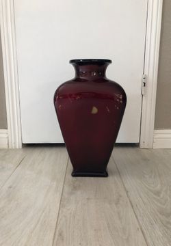Red Vase