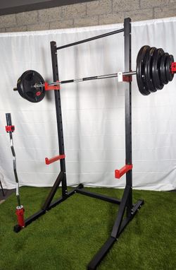 Squat Rack , Adjustable Bench , Weight Bench , Olympic Barbell , Rubber Weights Gym Equipment 